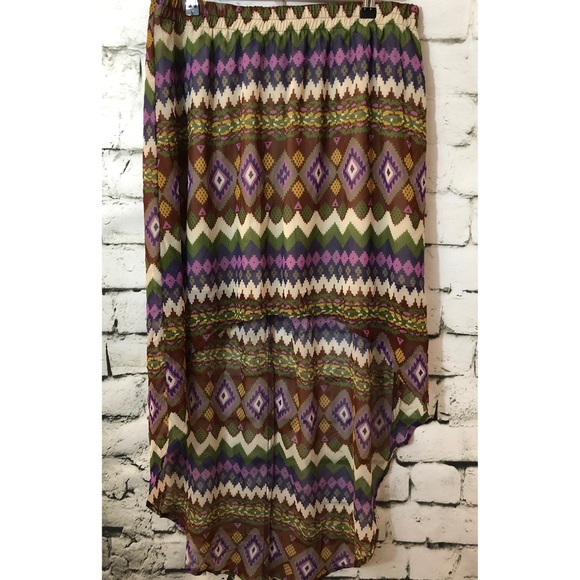 Forever 21 | Tribal High Low Skirt - Picture 4 of 7